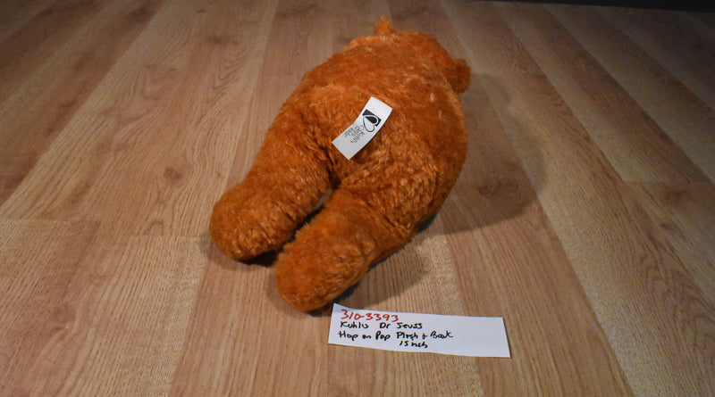 Kohl's Cares Dr. Seuss Hop On Pop Brown Bear Plush and Book