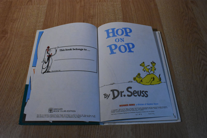 Kohl's Cares Dr. Seuss Hop On Pop Brown Bear Plush and Book