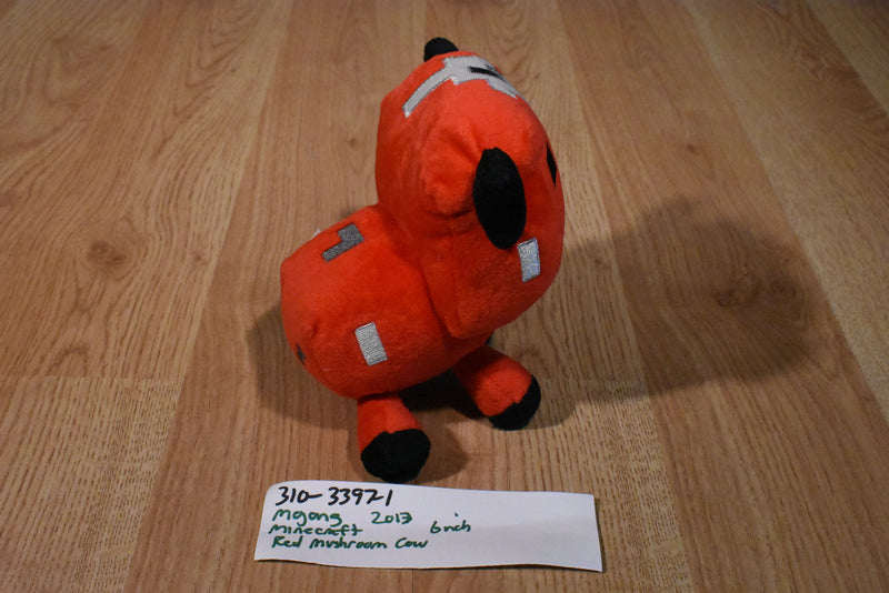 Jazwares Mojang Minecraft Red Mushroom Cow 2013 Plush