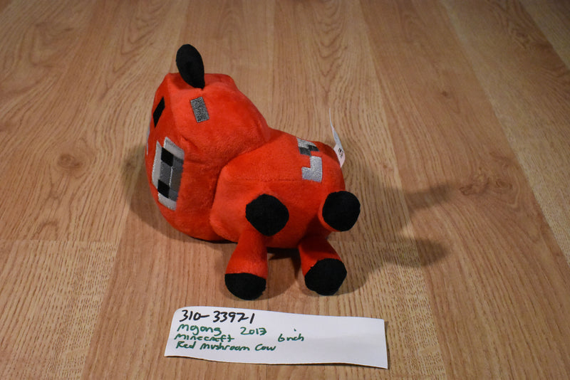 Jazwares Mojang Minecraft Red Mushroom Cow 2013 Plush