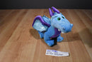 Aurora Legendary Friends Blue and Purple Roaring Dragon Plush