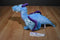 Aurora Legendary Friends Blue and Purple Roaring Dragon Plush