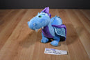 Aurora Legendary Friends Blue and Purple Roaring Dragon Plush