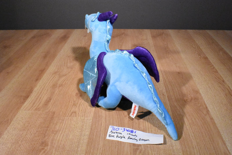 Aurora Legendary Friends Blue and Purple Roaring Dragon Plush