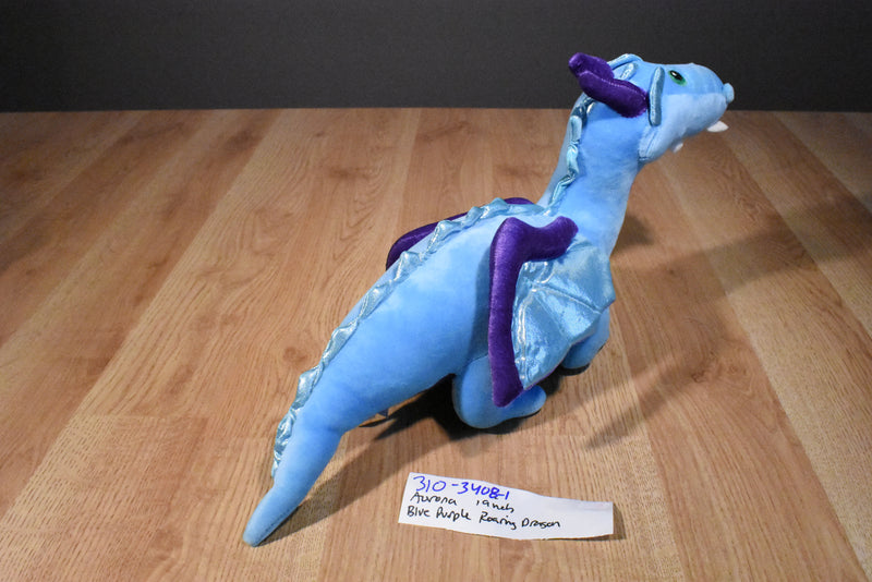 Aurora Legendary Friends Blue and Purple Roaring Dragon Plush