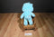 Play Along Care Bears Blue and White Heartsong Bear 2008 Plush