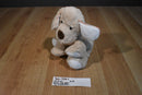 Maurices Hope Tan Beige Dog with Red Striped Bone 2012 Beanbag Plush