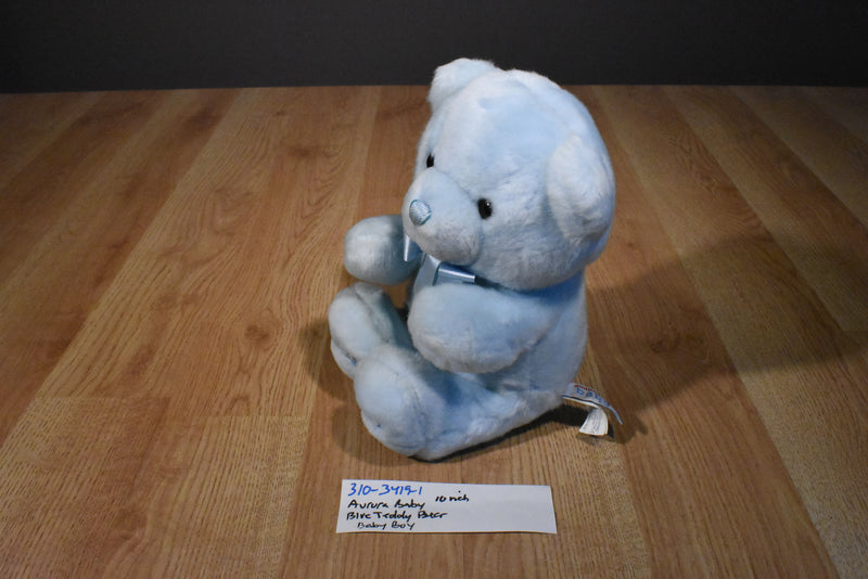 Aurora Baby Blue Teddy Bear Baby Boy Plush