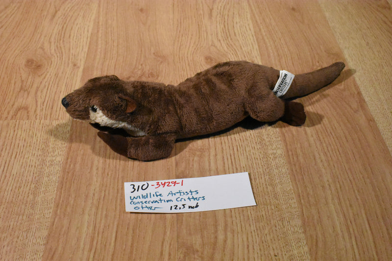 Wildlife Artists Conservation Critters River Otter Beanbag Plush