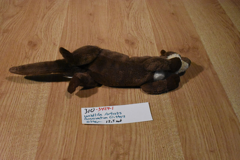 Wildlife Artists Conservation Critters River Otter Beanbag Plush