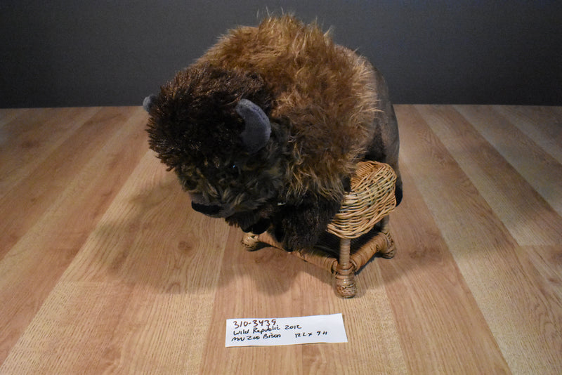 Wild Republic Minnesota Zoo Bison Buffalo 2012 Plush