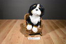 Sitting Bernese Mountain Dog Plush