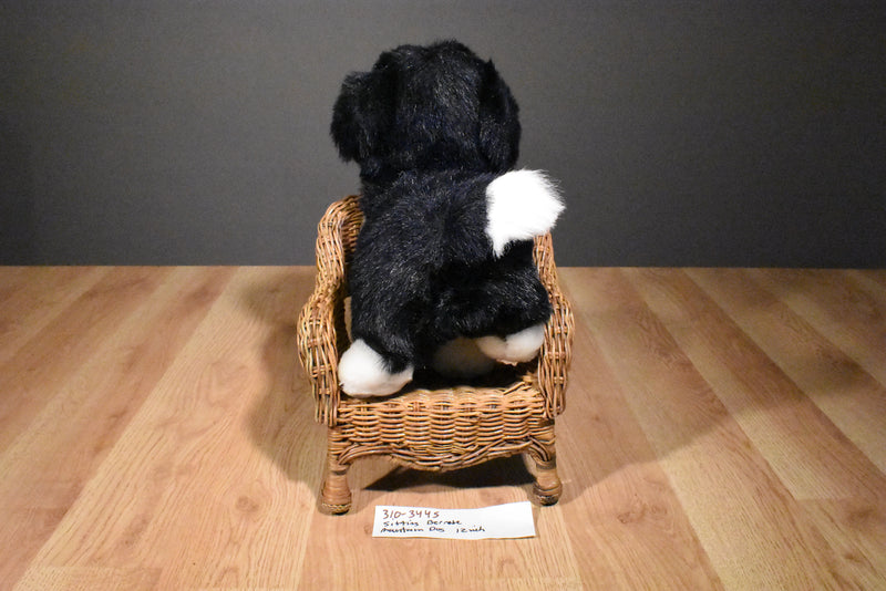 Sitting Bernese Mountain Dog Plush