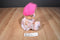 Russ Troll With Pink Hair and Dress Plush