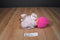 Russ Troll With Pink Hair and Dress Plush