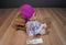 Russ Troll With Purple Hair and Dress Plush