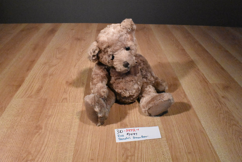 Russ Demetri Brown Bear Beanbag Plush