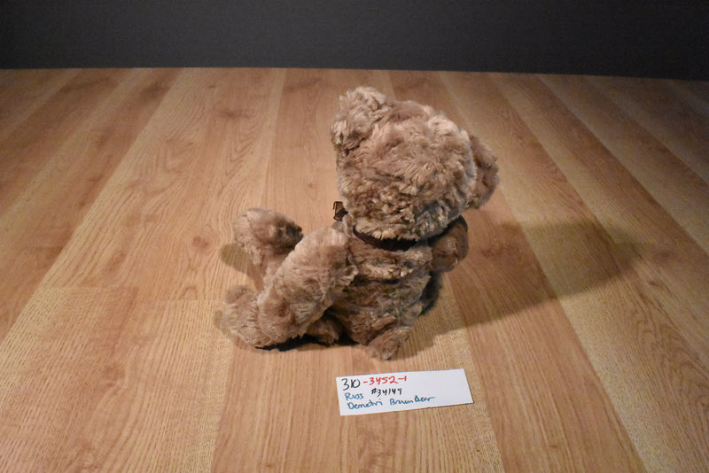 Russ Demetri Brown Bear Beanbag Plush
