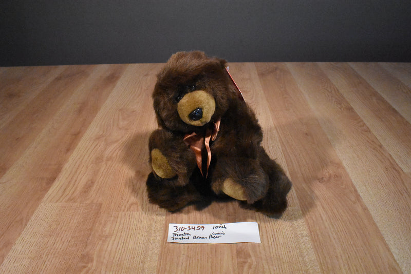 Fiesta Jointed Brown Comic Bear Beanbag Plush
