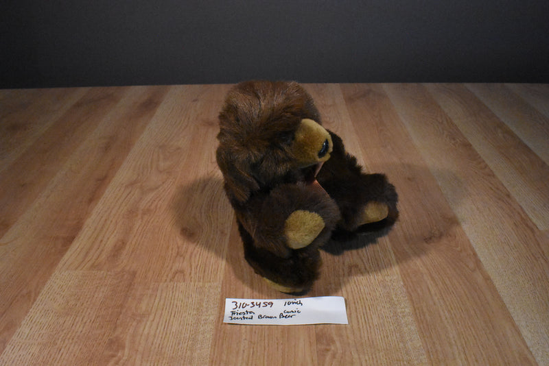 Fiesta Jointed Brown Comic Bear Beanbag Plush