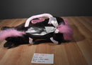 TOBY NYC Brown & Pink "Take Me Everywhere" Horse Bag Purse Plush
