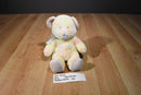 Russ Boo Bears Pastel Rainbow Teddy Bear Rattle Plush