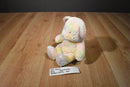 Russ Boo Bears Pastel Rainbow Teddy Bear Rattle Plush