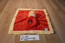 Disney Baby Pooh Red and Yellow Security Blanket With Rattle