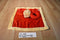 Disney Baby Pooh Red and Yellow Security Blanket With Rattle