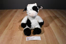 Aurora Tubbie Wubbies Black and White Holstein Cow Beanbag Plush