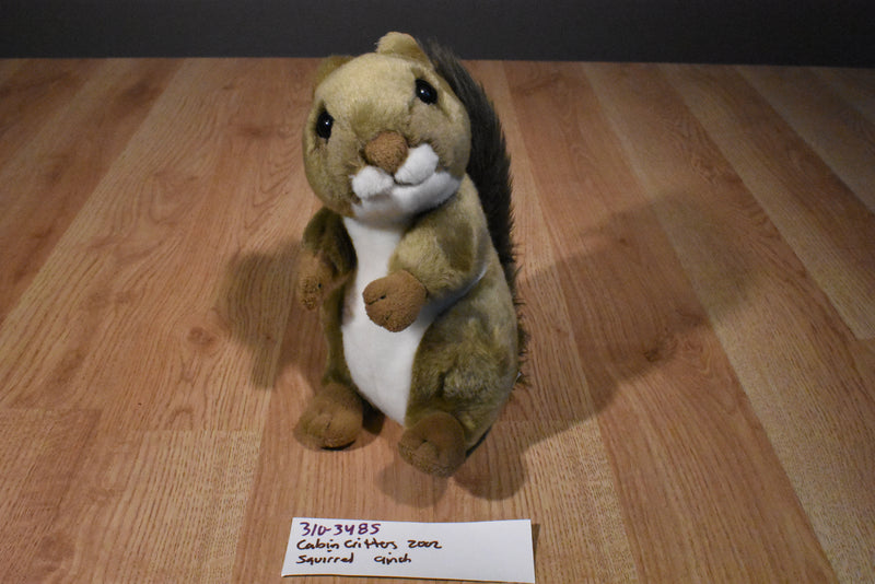 Cabin Critters Squirrel 2002 Beanbag Plush