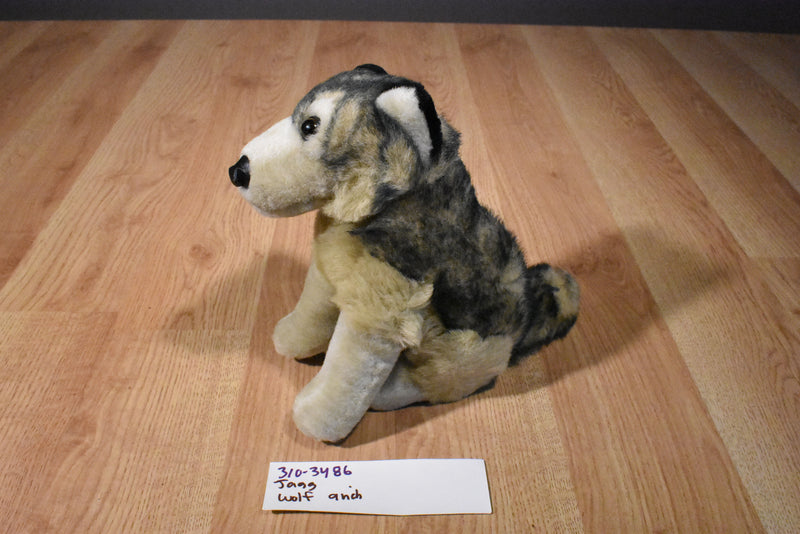 JAAG Sitting Wolf Plush
