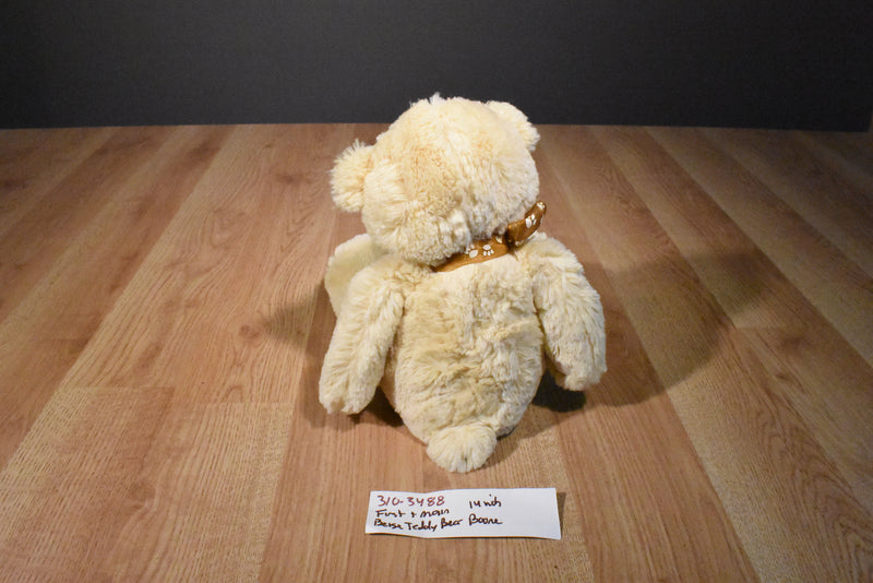 First & Main Boone the Beige Teddy Bear Beanbag Plush