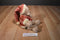 Ganz Heritage Brown Teddy Bear in Santa Suit 2001 Beanbag Plush