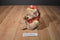 Ganz Heritage Brown Teddy Bear in Santa Suit 2001 Beanbag Plush