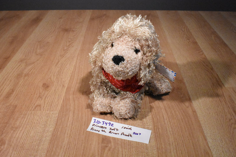 Princess Soft Brown Poodle 2007 Beanbag Plush