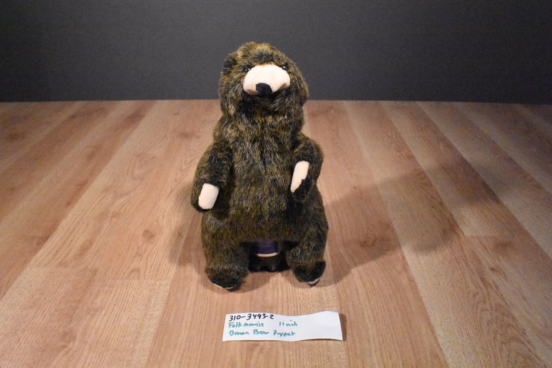Folkmanis Brown Bear Puppet Plush