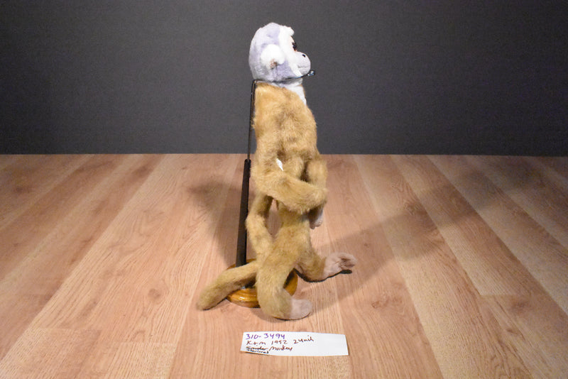 K & M Hugging Squirrel Monkey 1992 Plush