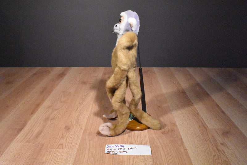 K & M Hugging Squirrel Monkey 1992 Plush