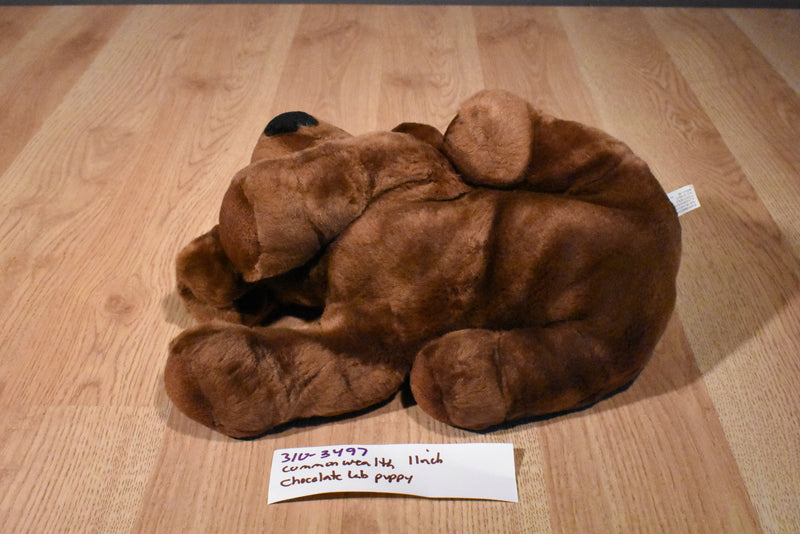 Commonwealth Chocolate Lab Brown Dog 2001 Beanbag Plush