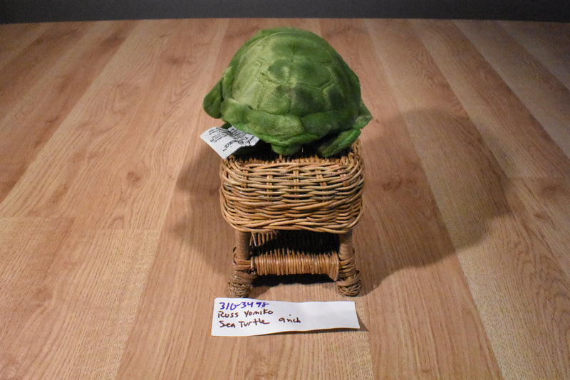 Russ Yomiko Green Sea Turtle Beanbag Plush