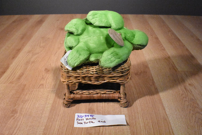 Russ Yomiko Green Sea Turtle Beanbag Plush