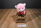 Animal Adventure Pink and White Fox with Red Heart 2016 Plush