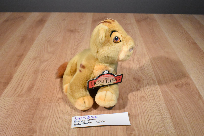 Disney Store Lion King Baby Simba Plush