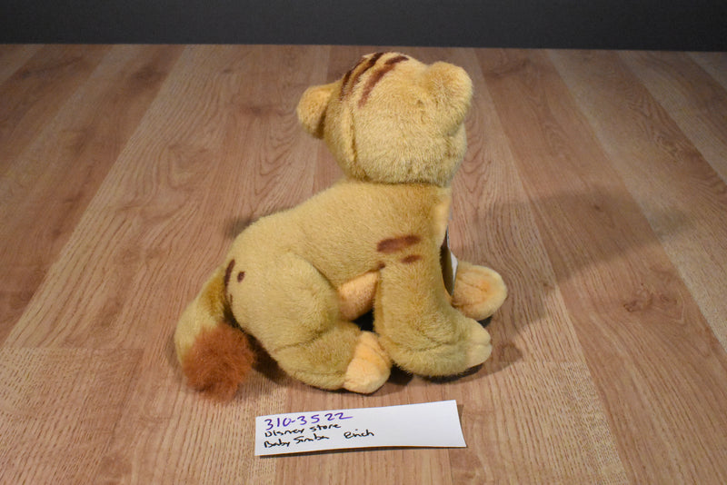 Disney Store Lion King Baby Simba Plush