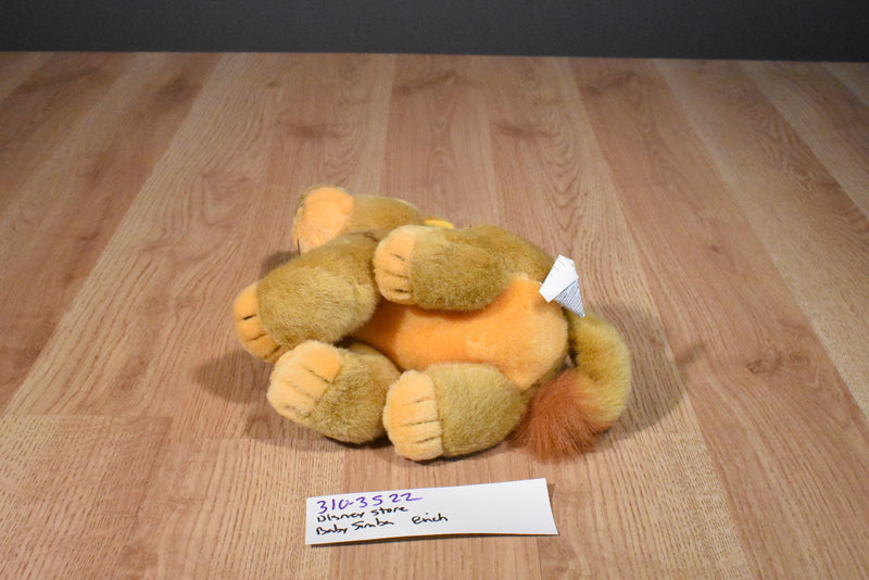 Disney Store Lion King Baby Simba Plush