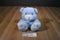 Aurora Baby Big Footed Blue Teddy Bear Plush