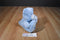 Aurora Baby Big Footed Blue Teddy Bear Plush