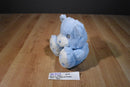 Aurora Baby Big Footed Blue Teddy Bear Plush