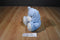 Aurora Baby Big Footed Blue Teddy Bear Plush